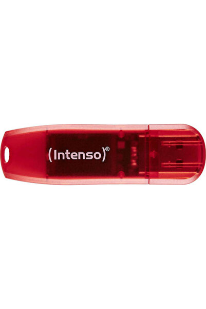 Generic Brand Στικάκι USB 2.0 Rainbow Line 128GB Κόκκινο