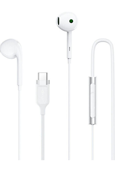 Acefast L7 Ενδοωτικά Ακουστικά Handsfree με Σύνδεση USB-C Λευκά