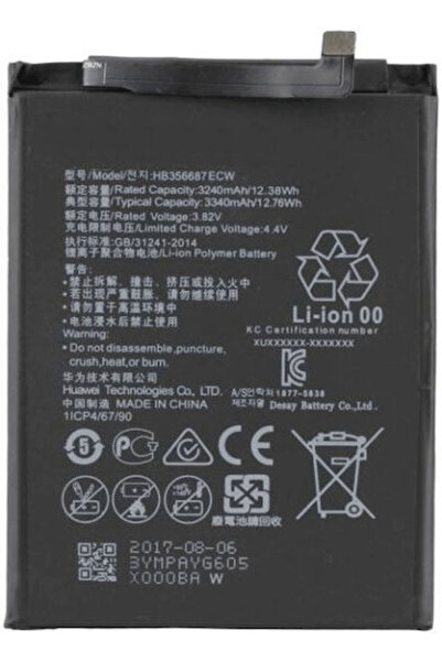 OEM HB356687ECW Συμβατή Ανταλλακτική Μπαταρία 3340mAh για P 30 Lite