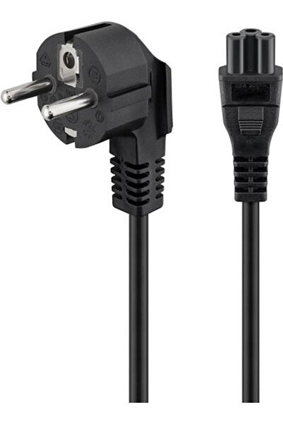 POWERTECH Καλώδιο Σούκο - IEC C5 1,5μ Μαύρο (CAB-P035)