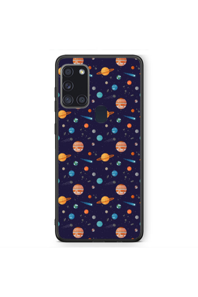 Other Samsung A21S Planets Black Glossy Θήκη