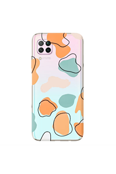 Other Huawei P40 Lite Colorful spots Transparent Silicone TPU Θήκη