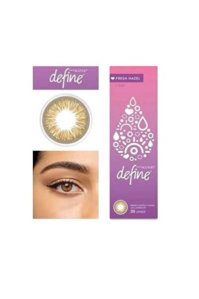 ACUVUE عدسات لاصقة ملونة طبيعية بلون البندق تدوم ليوم واحد (عبوة من 30 قطعة)