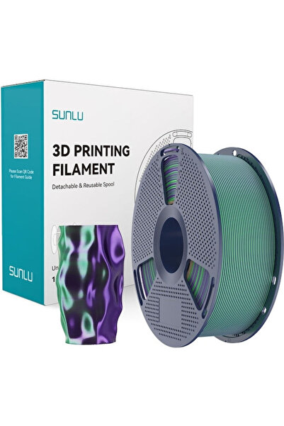 Sunlu PLA+ Νήμα Εκτυπωτή 3D Πράσινο και Μωβ
