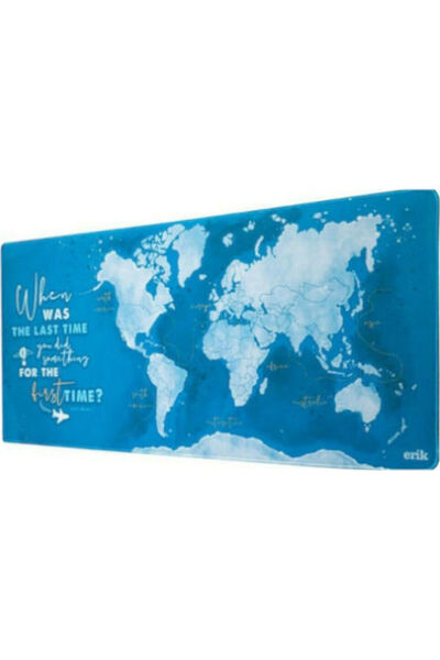 GRUPO ERIK Παγκόσμιος Χάρτης Μπλε Gaming Mouse Pad XXL 800mm MGGE007