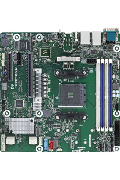 ASROCK X570D4U Μητρική πλακέτα Micro ATX με υποδοχή AMD AM4