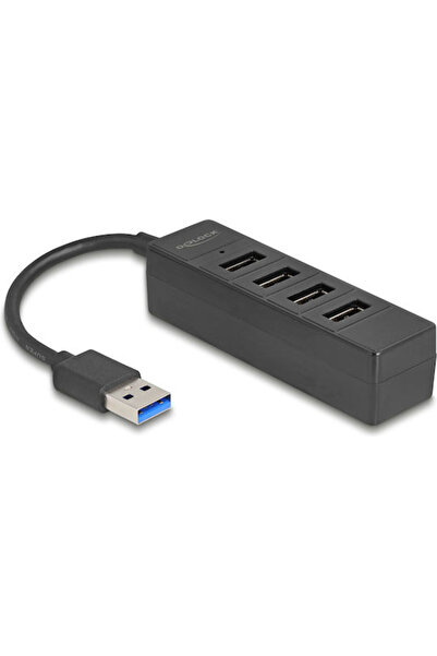DELOCK Διανομέας USB 4 Θυρών USB 3.0 με σύνδεση USB-A Κωδικός: 64350
