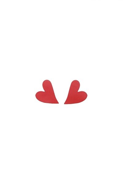 HAIArt Mini Heart Earrings - Classic Red