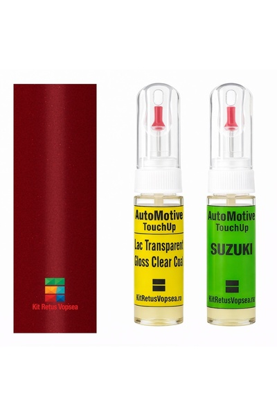 YLKRS AUTOMOTIVE Kit retus vopsea touch-up Suzuki Kei SUZZDF (Supreme Red), S...