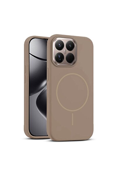 Zebana Xiaomi Mi 15T Pro Uyumlu Kılıf Liquid Soft Silikon Kılıf (Kablosuz Şar...