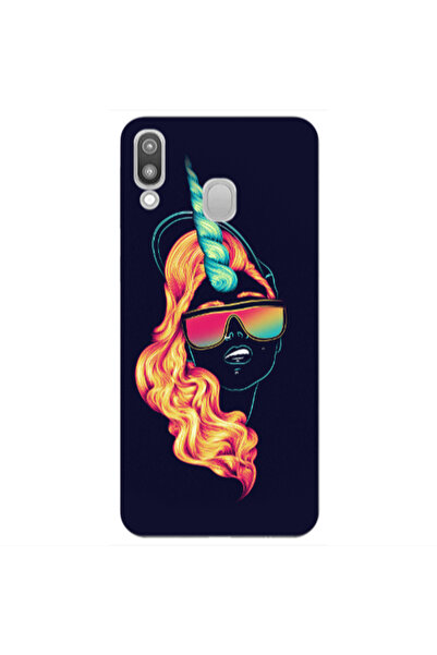 Other Samsung M20 Horn style Transparent Silicone TPU Θήκη