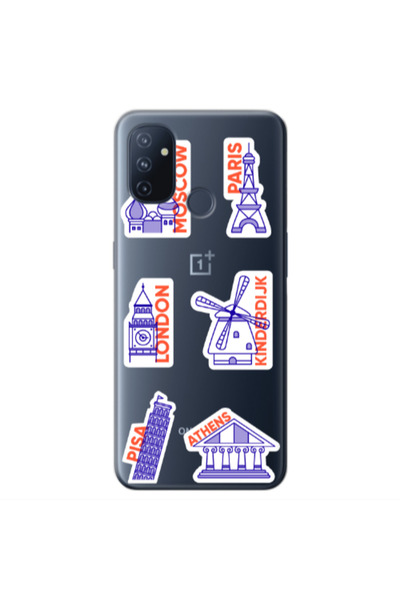 Other Oneplus Nord 100 Pisa Athens Transparent Silicone TPU Θήκη