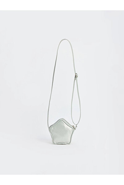 LC Waikiki Gray Leather Look Girls' Shoulder Bag