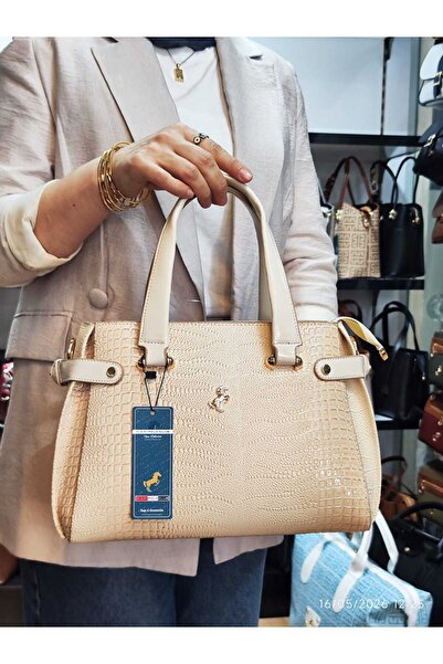 H&D COLLECTİON Miami Polo Clup Women's Large Handbag