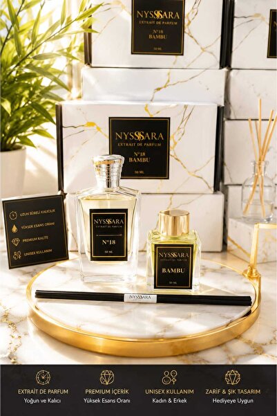 NYSSARA Babalar Gününe ÖZEL Erkek Parfüm 50 ML %30 Deluxe Esans | Kalıcı Prem...