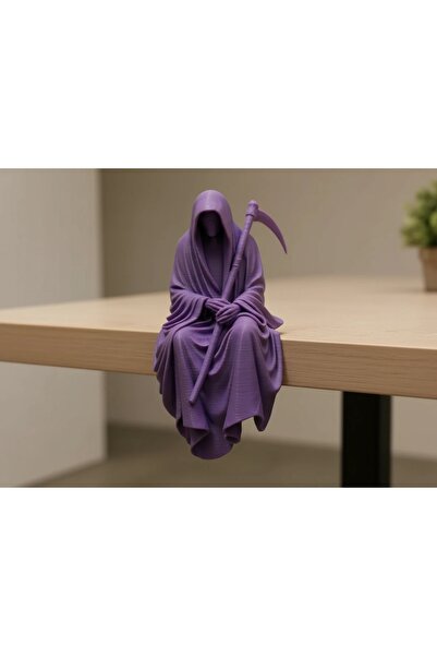 OEM 3D Printed Grim Reaper Decorative Figurine for Shelf or Desk 10cm