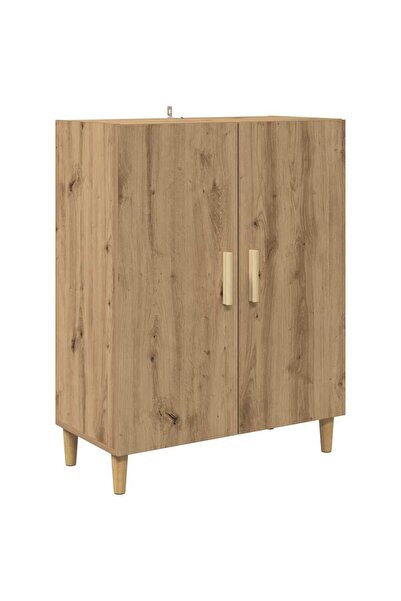 vidaxl Bufet Stejar Artizanal 70 x 34 x 90 cm Lemn compozit