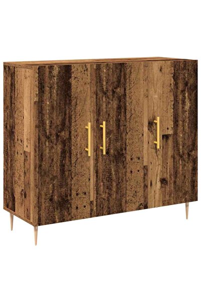 vidaxl Bufet Lemn vechi 90 x 34 x 80 cm Lemn compozit