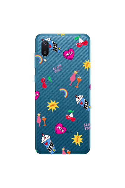 Other Samsung A02 glam time Transparent Silicone TPU Θήκη