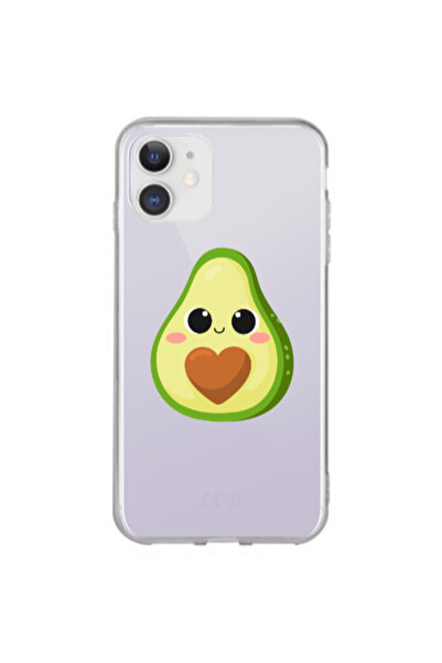Other Apple iPhone 12 Baby avocado Transparent Silicone TPU Θήκη