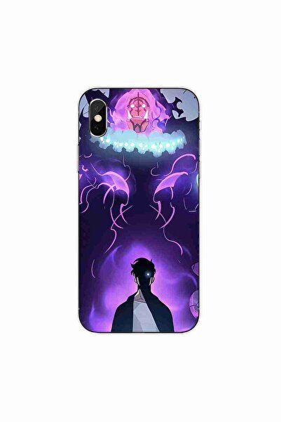 OEM Husa compatibila cu Apple iPhone XS Silicon Gel Tpu Model Solo Leveling D...