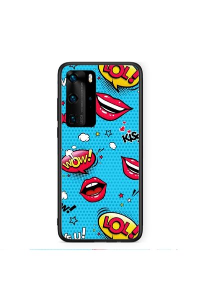 Other Huawei P40 Pro Sticker Lol desing Black Glossy Θήκη