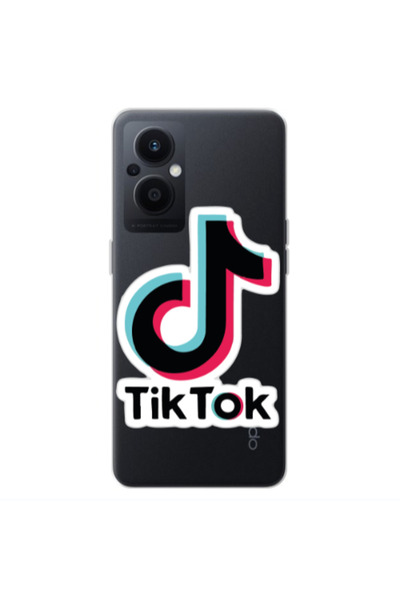 Other Oppo Reno 7 Lite Tik Tok Transparent Silicone TPU Θήκη