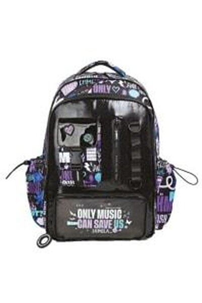 Generic Brand Chimola Punk Purple 17" Backpack (Tr147) Chm-Cn0035-2