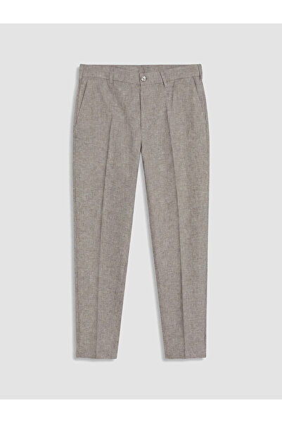 LC Waikiki Nevavm Regular Fit Linen Blend Men's Trousers with a Difference