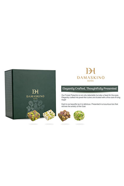 DAMASKİNO HOME Karışık Hediyelik Tekli Lokum Antep Fıstıklı Nugat 500 Gram
