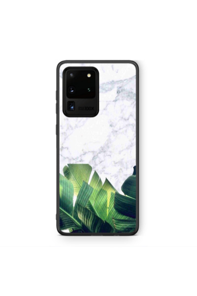 Other Samsung S20 Ultra Marble Laves Black Glossy Θήκη