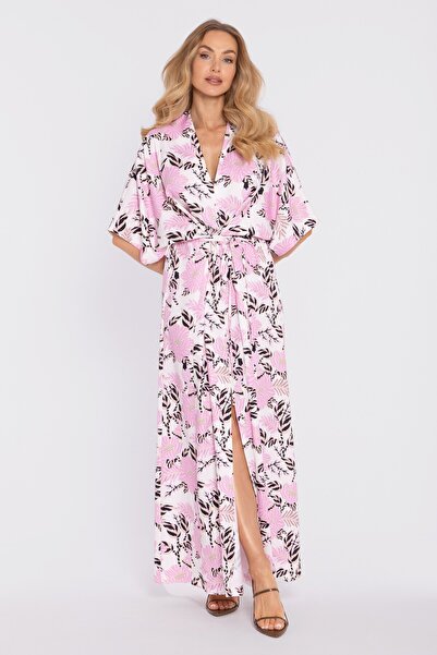 Made of Emotion Rochie maxi cu imprimeu - modelul 1