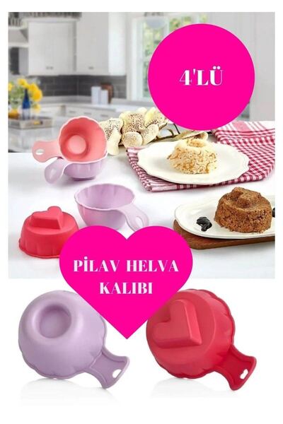 Mestore Practical Rice and Dessert Mold 4 Pieces Rice and Dessert Styling