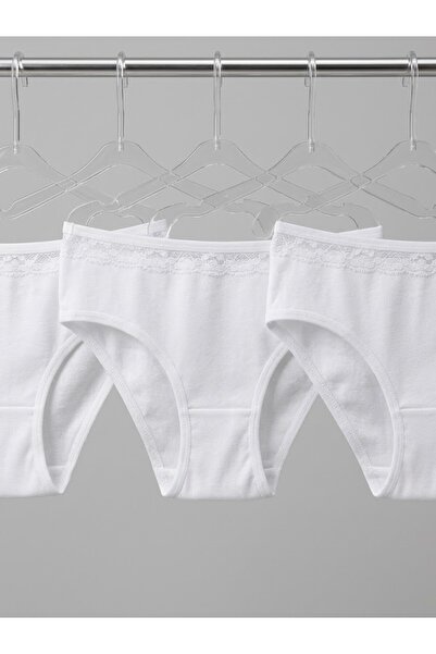 ZEYZEY 7044 Rbn. Lace Girls' 5-Piece Panties Set