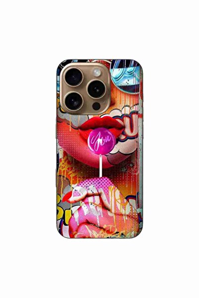 OEM Husa compatibila cu Apple iPhone 16 Pro Silicon Gel Tpu Model Pop Art Lol...