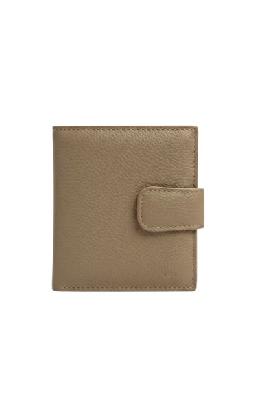 WATCHOFROYAL Bi-Fold Mink Genuine Leather Wallet