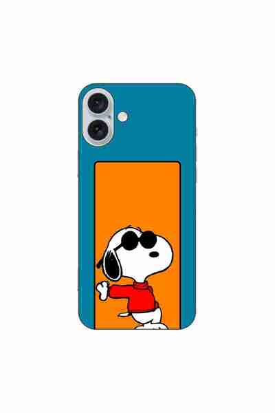 OEM Husa compatibila cu Apple iPhone 16 Plus Silicon Gel Tpu Model Snoopy