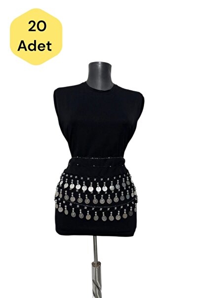 PAPATAY 3809 Women's Şakira Belt - Tasseled Beaded Oriental Belt - Dancer's B...