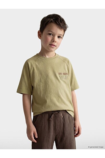 LC Waikiki Crew Neck Printed Boy's T-Shirt