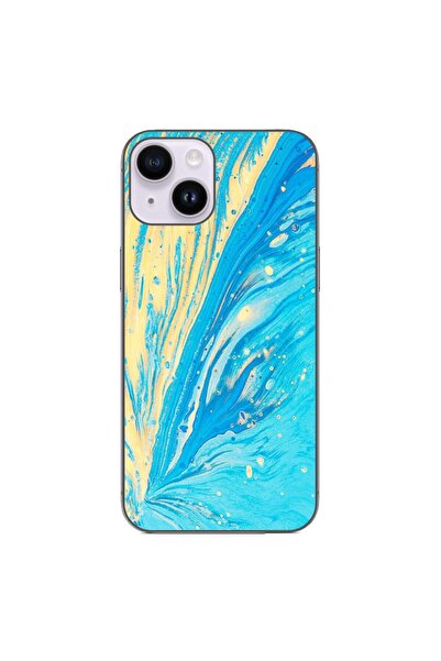 OEM Θήκη συμβατή με Apple iPhone 14, από σιλικόνη gel TPU, μοντέλο Aqua Bloom