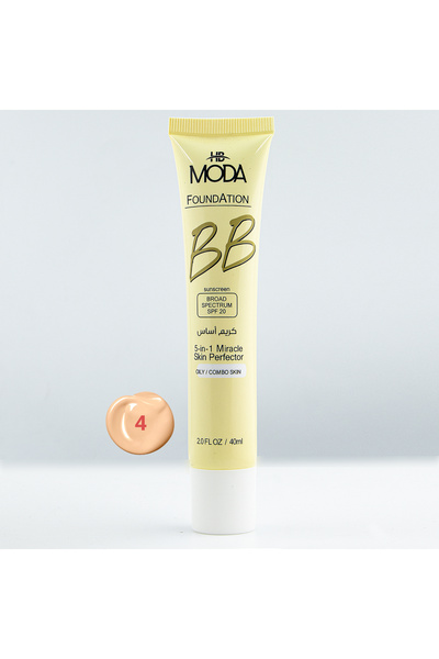 Moda Beauty Bb Moda Beauty Foundation Cream - 5-Function Protection and Hydra...