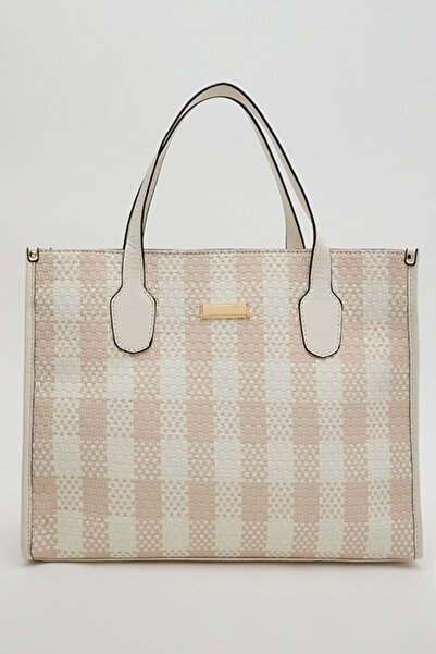 R&B Checked Tote Bag