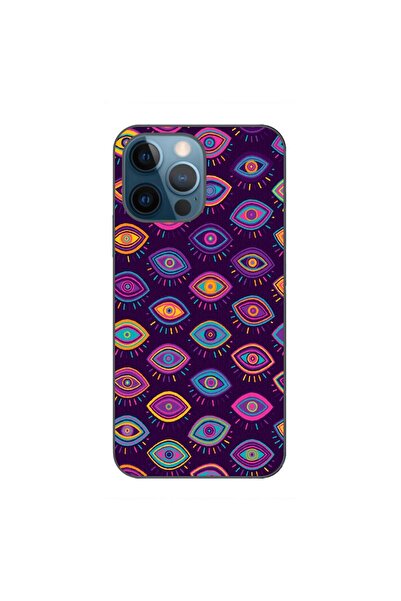OEM Husa compatibila cu Apple iPhone 12 Pro Silicon Gel Tpu Model Tribal Eyes