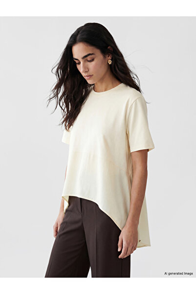 LC Waikiki Esvab • Modern & Distinctive Zero Roba Collar Women's T-Shirt
