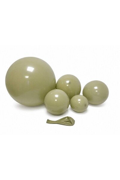 OEM Matte Balloons TX 73 Light Olive 5"-100/ Top Bottom Set