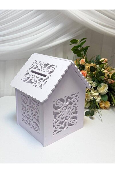OEM Cutie Dar Casuta Dantelat 31,5x26x39cm