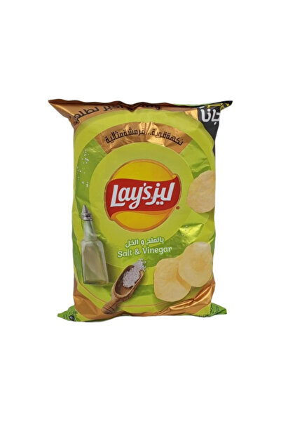 Lay's رقائق ليز بنكهة الملح والخل 110 جرام