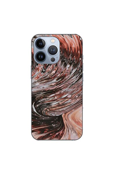 OEM Husa compatibila cu Apple iPhone 13 Pro Silicon Gel Tpu Model Copper Stream