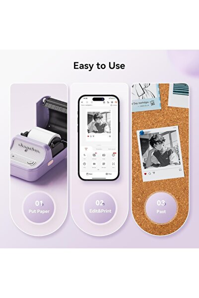 NiiMbot Label Printer B21 Pro Purple
