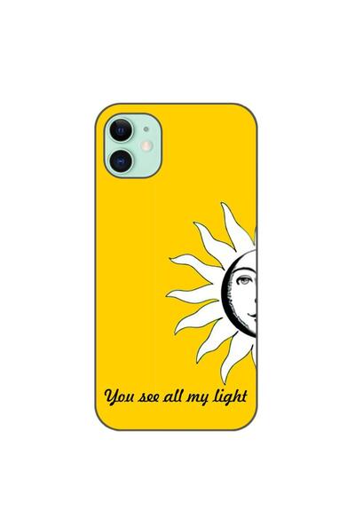OEM Husa compatibila cu Apple iPhone 11 Silicon Gel Tpu Model Cupluri Soarele